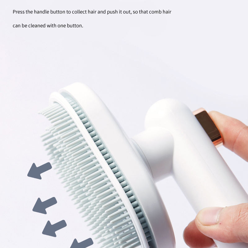 Self-Cleaning Pet Hair Brush null