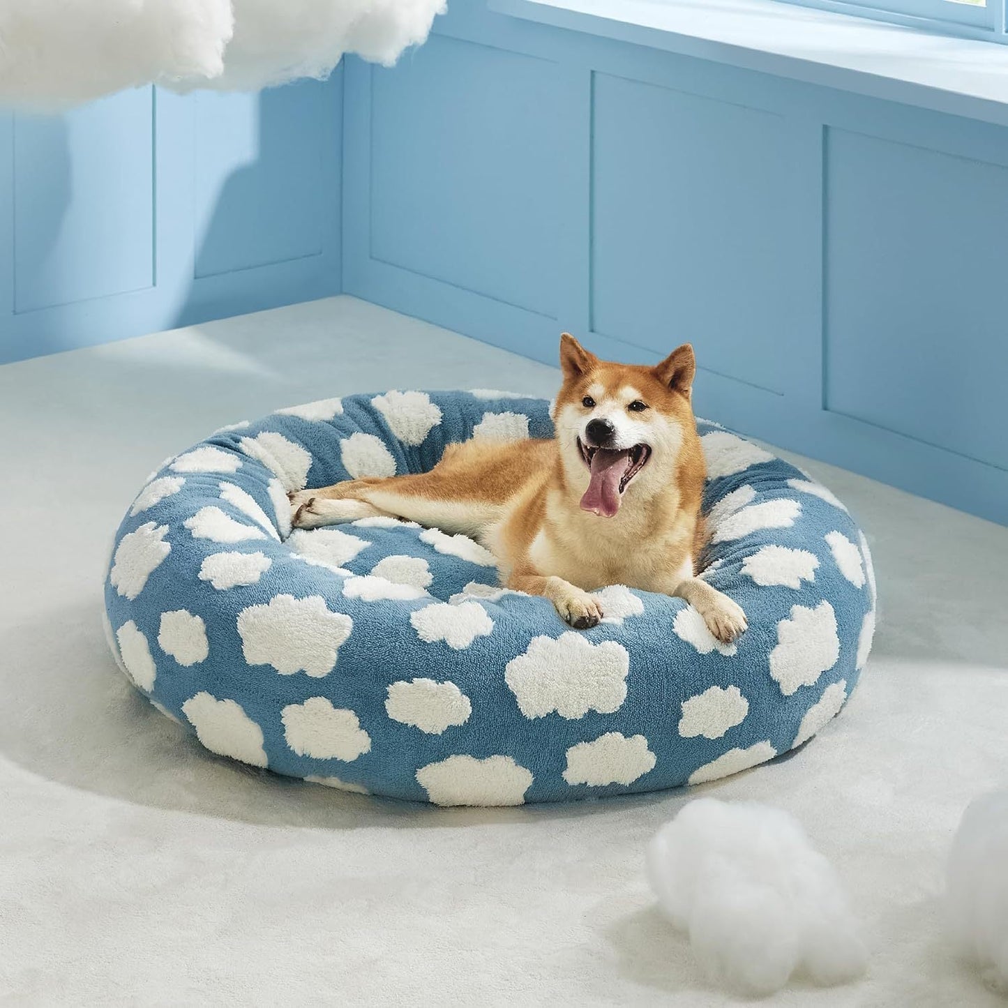 Lesure Round Donut Cat Bed null