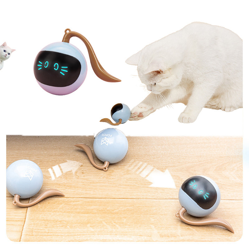 Pet Smart Interactive Colorful LED Rotating Ball null