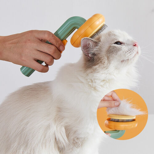 Self-Cleaning Pet Grooming Brush null