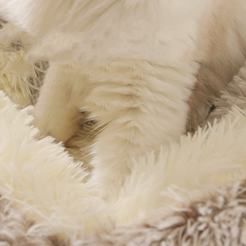Warm & Cozy Half-Wrapped Cat Bed null