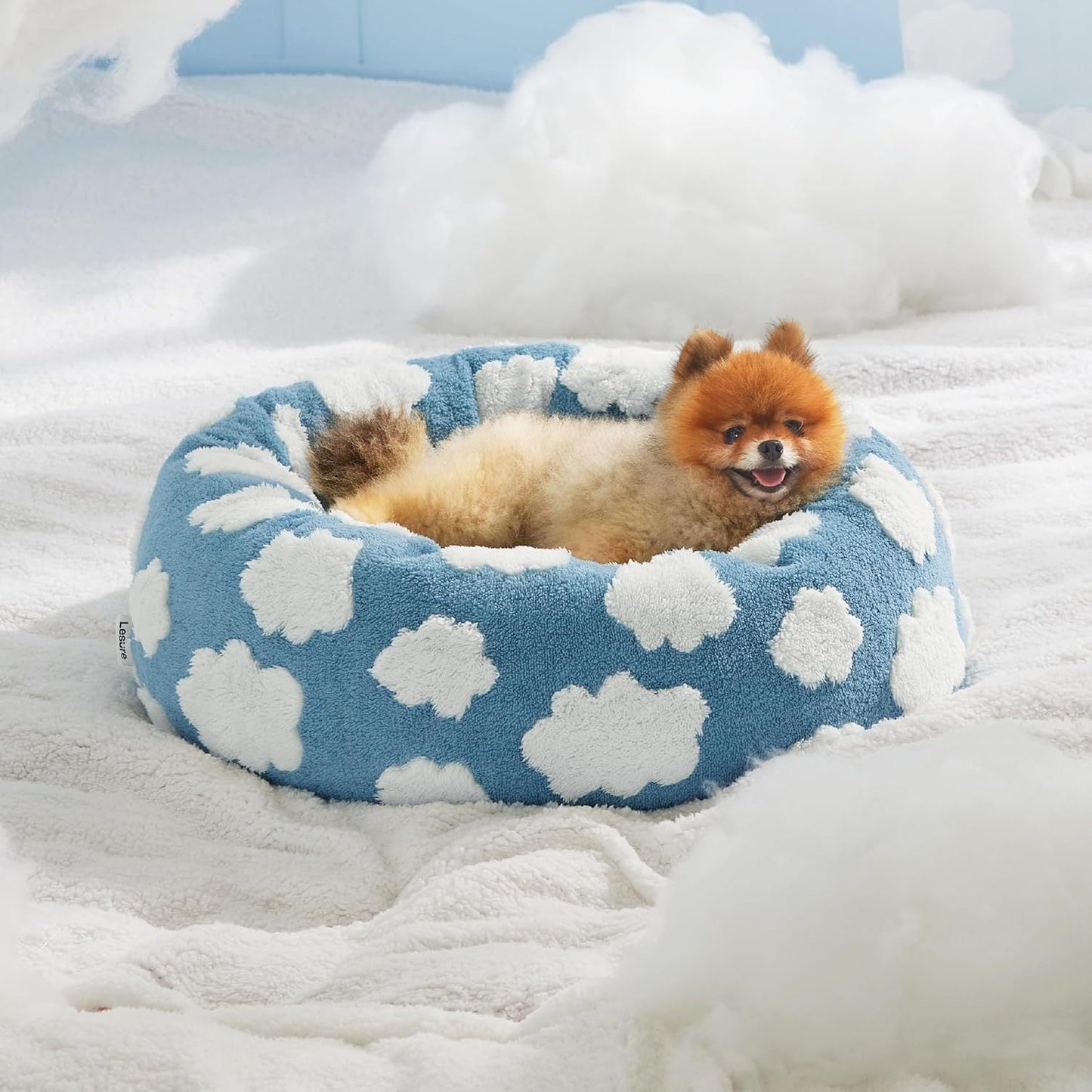 Lesure Round Donut Cat Bed null