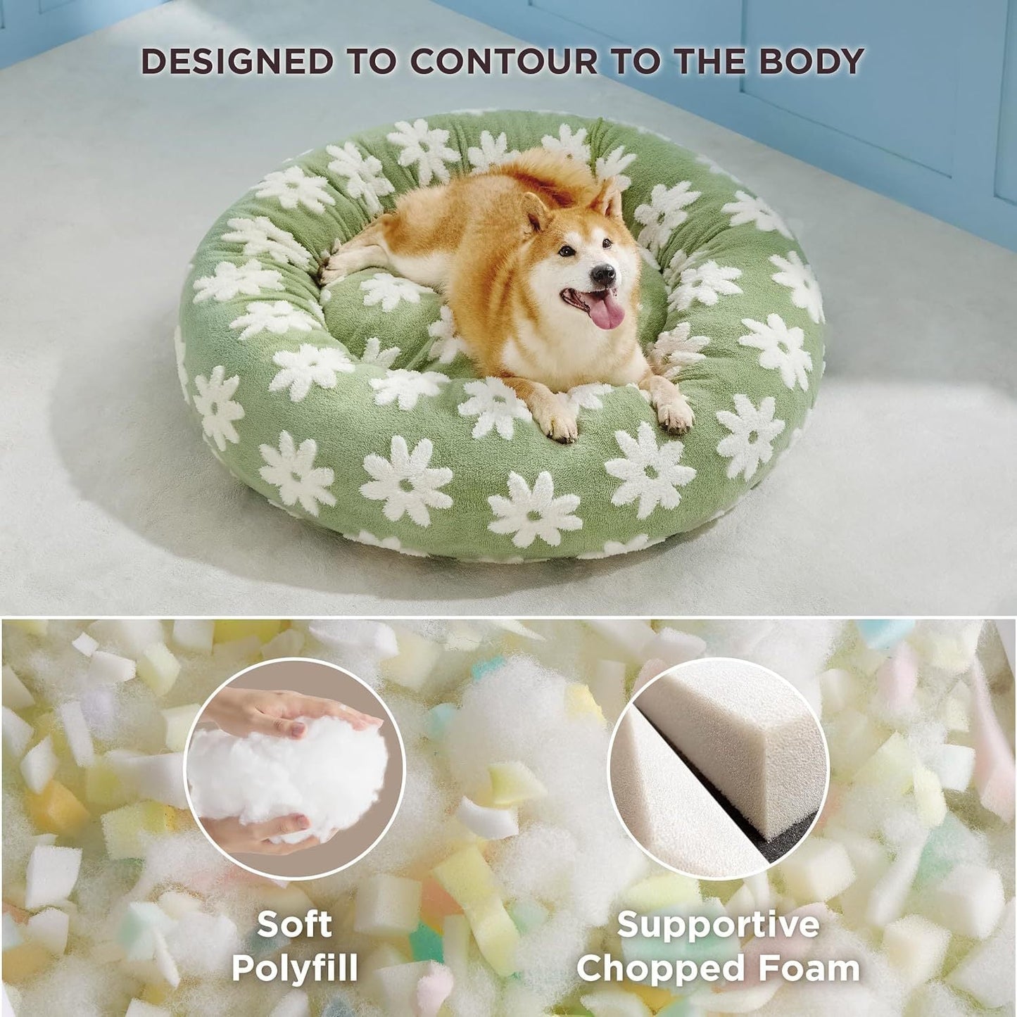 Lesure Round Donut Cat Bed null
