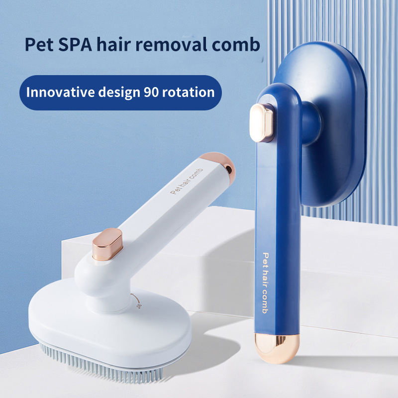 Self-Cleaning Pet Hair Brush null