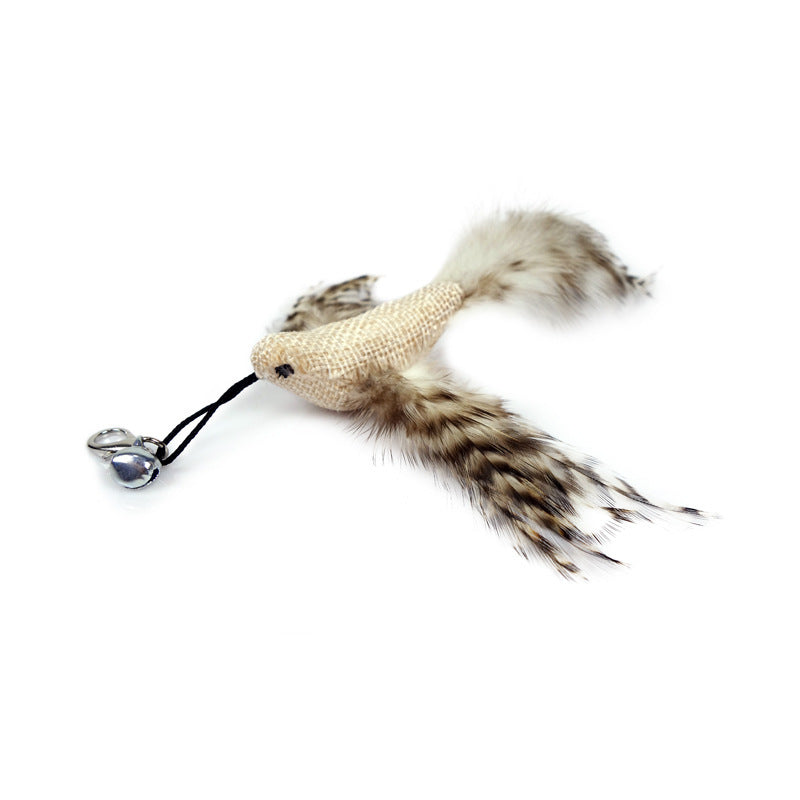 Interactive Cat Toy with Bird Simulation null