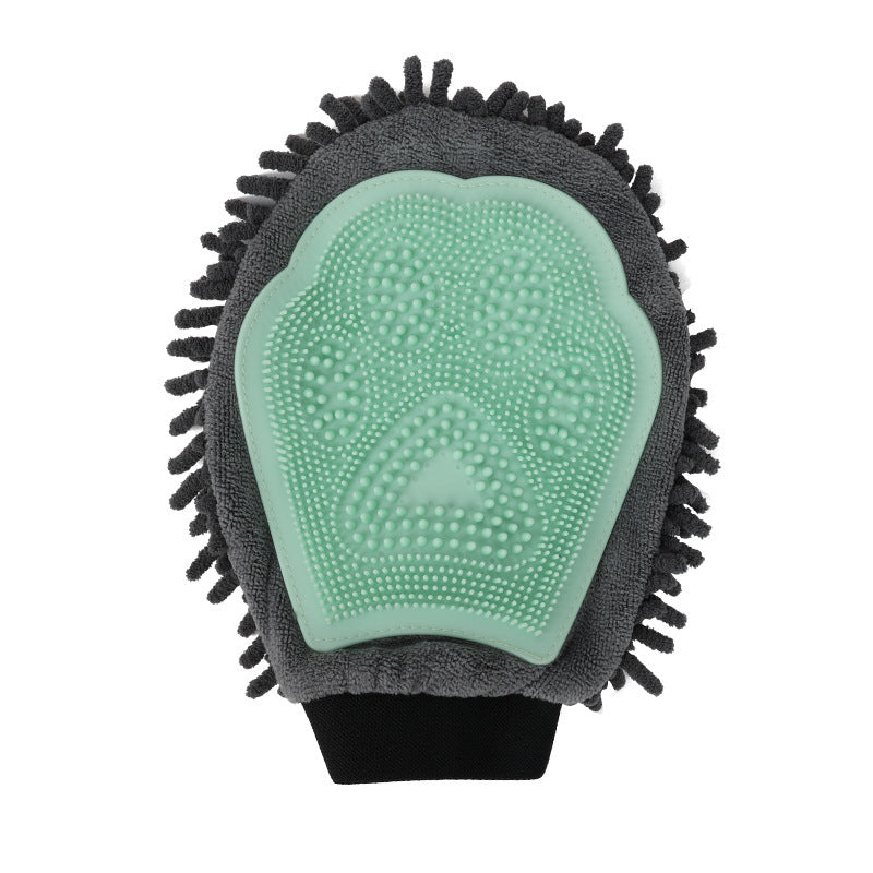 2-in-1 Pet Grooming Glove null
