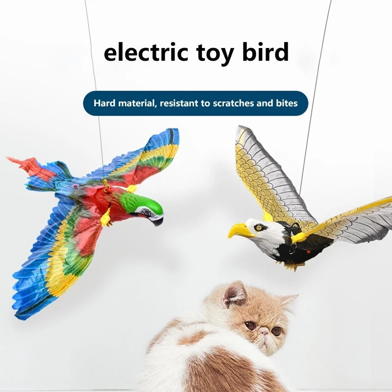 Interactive Flying Bird Cat Toy null