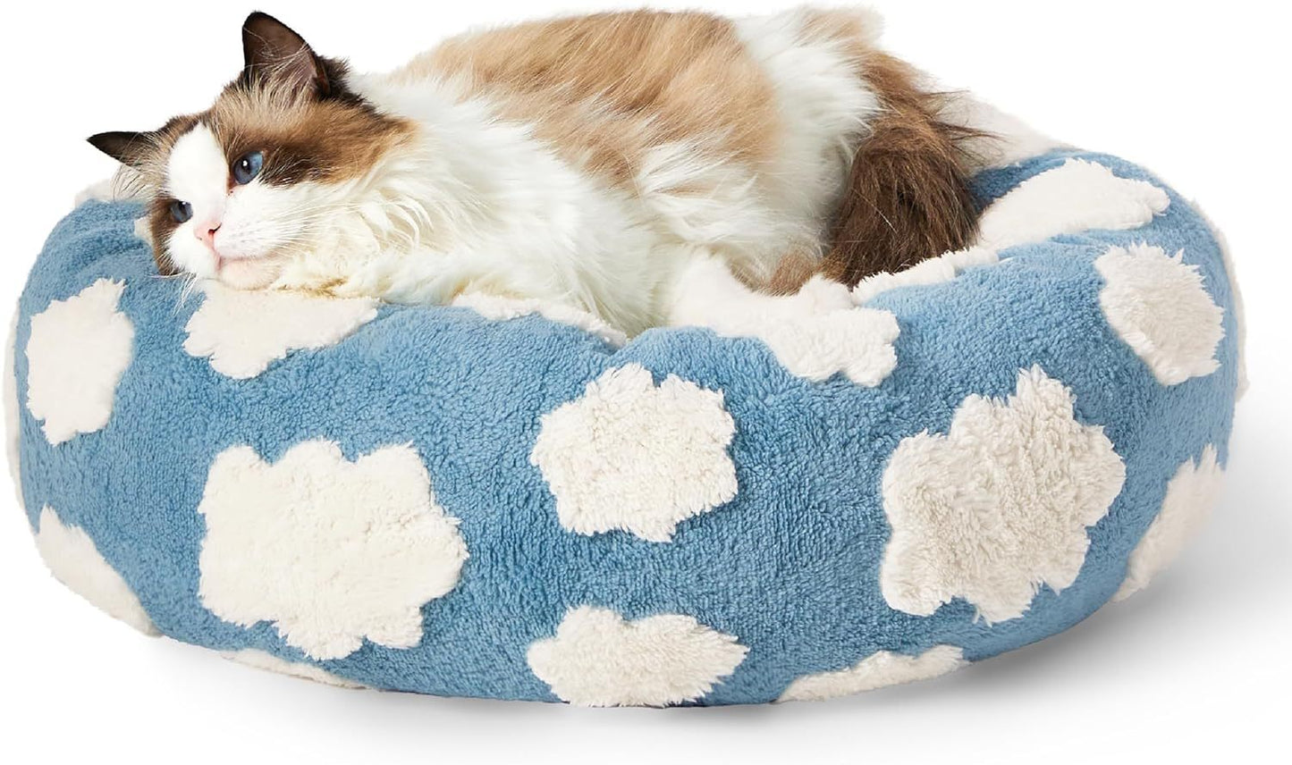 Lesure Round Donut Cat Bed null