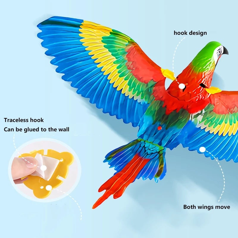 Interactive Flying Bird Cat Toy null