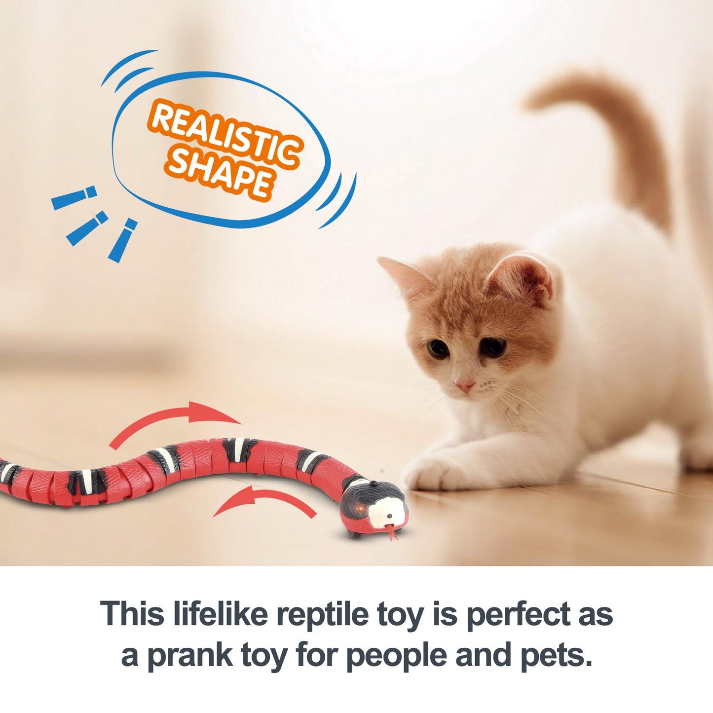 Smart Interactive Snake Cat Toy null