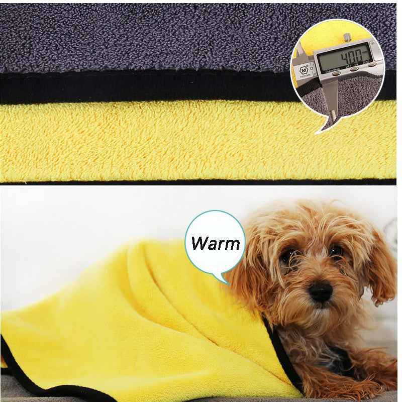 Super Absorbent Microfiber Pet Towel null