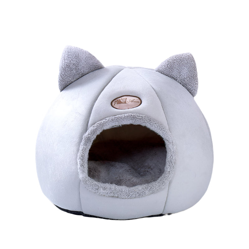 Enclosed Cat & Small Dog Bed null