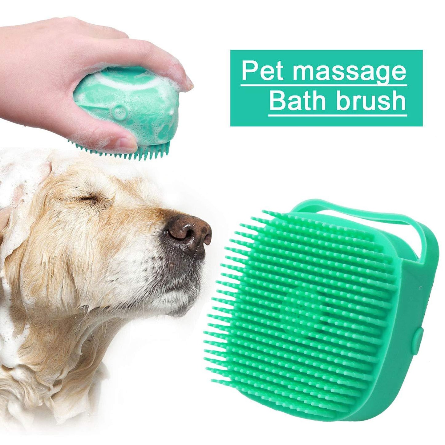 Silicone Pet Bath Brush null