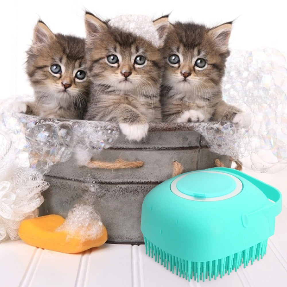 Silicone Pet Bath Brush null