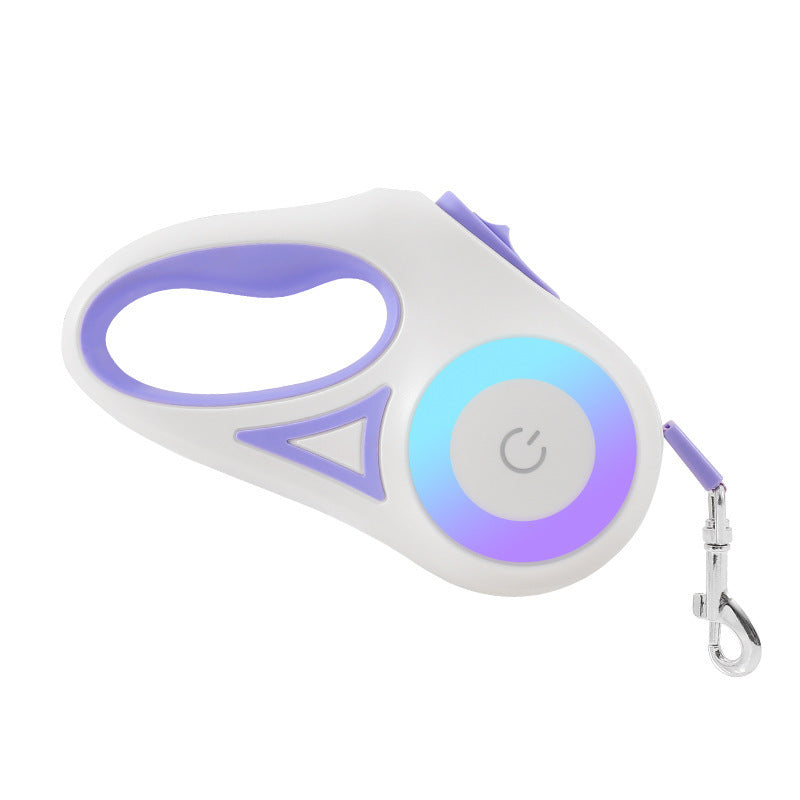 Retractable Dog Leash with LED Spotlight null