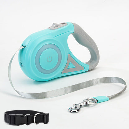 Retractable Dog Leash with LED Spotlight null