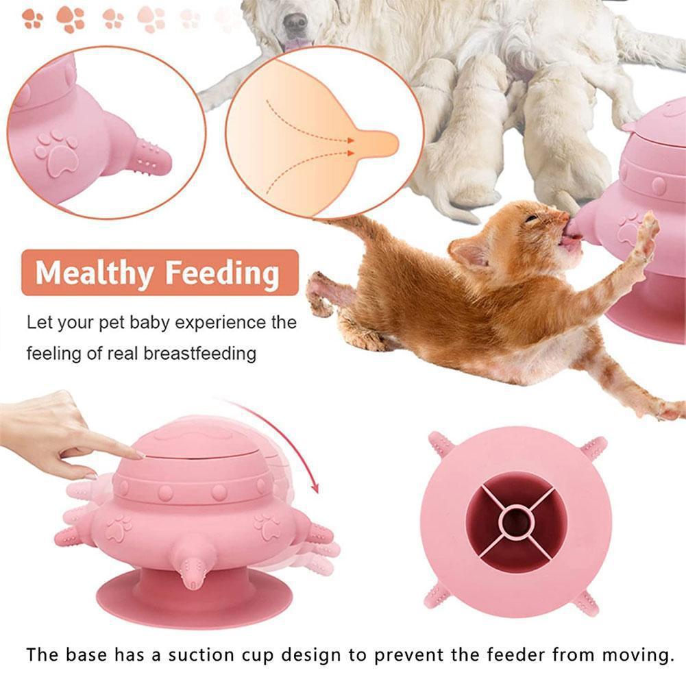 Silicone Puppy Nursing Bottle null