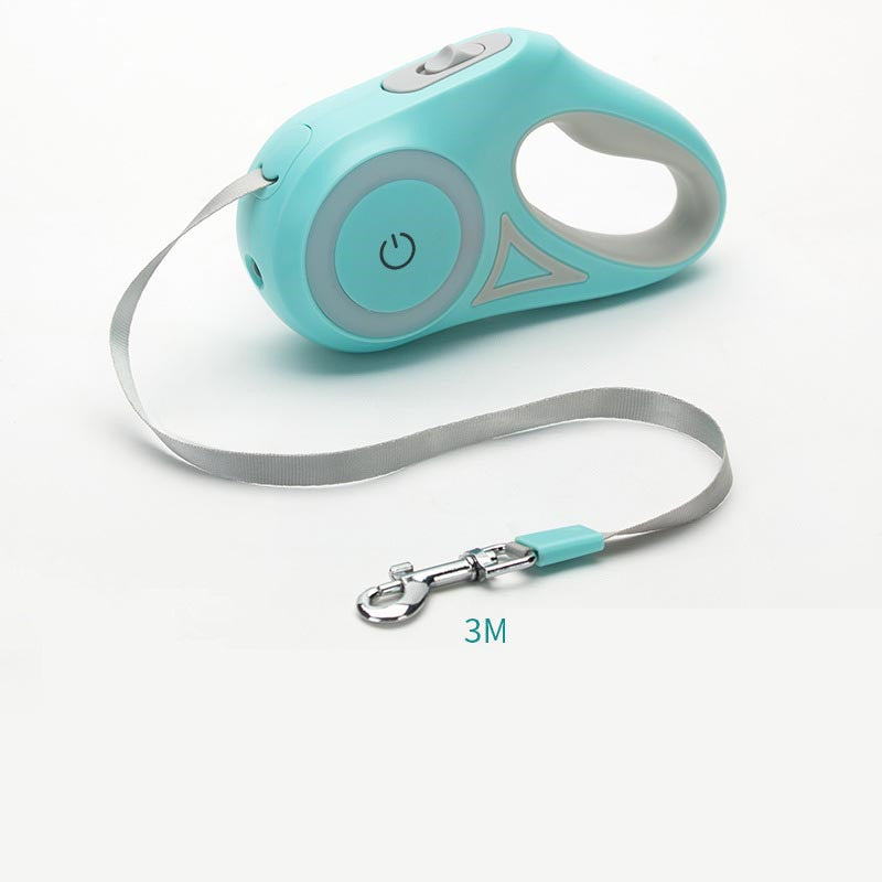 Retractable Dog Leash with LED Spotlight null