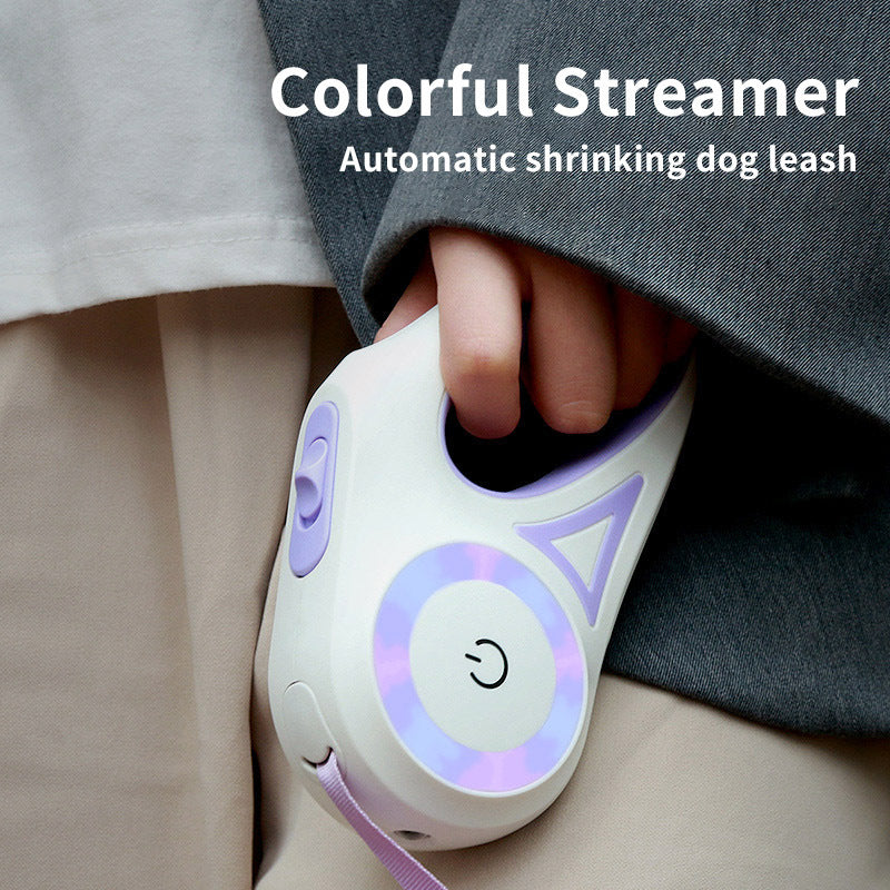 Retractable Dog Leash with LED Spotlight null