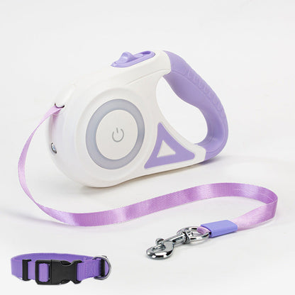 Retractable Dog Leash with LED Spotlight null