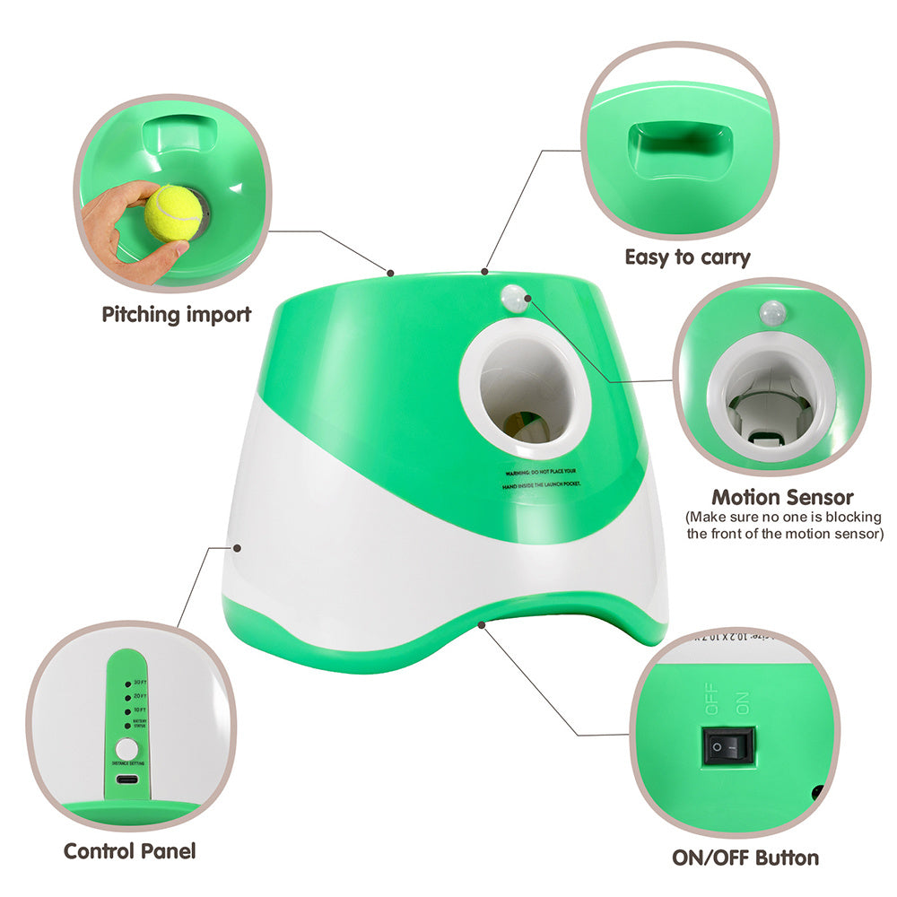 Automatic Pet Ball Launcher Toy null
