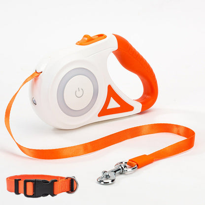 Retractable Dog Leash with LED Spotlight null